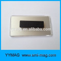 Plastic magnet name plates, reusable magnetic plastic nameplates magnetic logo badge